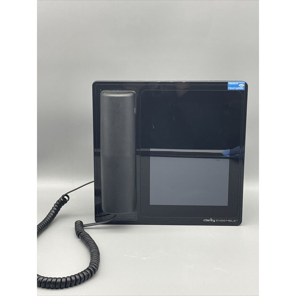 Clarity Ensemble Digital Touch Screen Amplified Closed Caption Clear Captions
